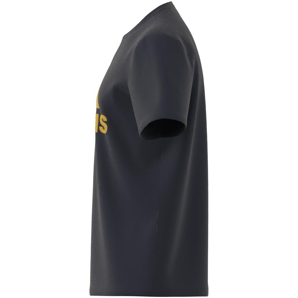 Essentials Single Jersey Big Logo T-Shirt, Blue, A901_ONE, large image number 12