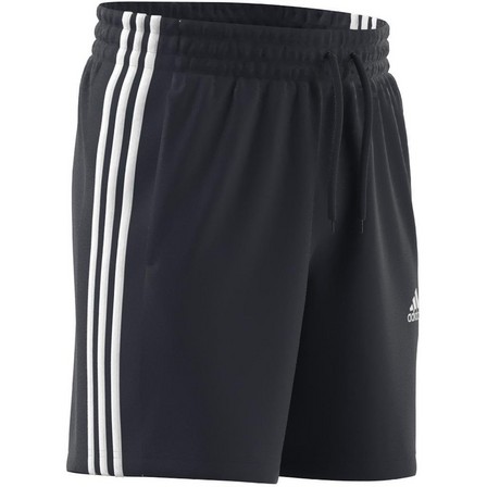 Men Essentials 3-Stripes Shorts, Blue, A901_ONE, large image number 6