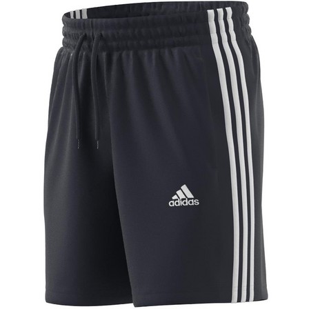 Men Essentials 3-Stripes Shorts, Blue, A901_ONE, large image number 9