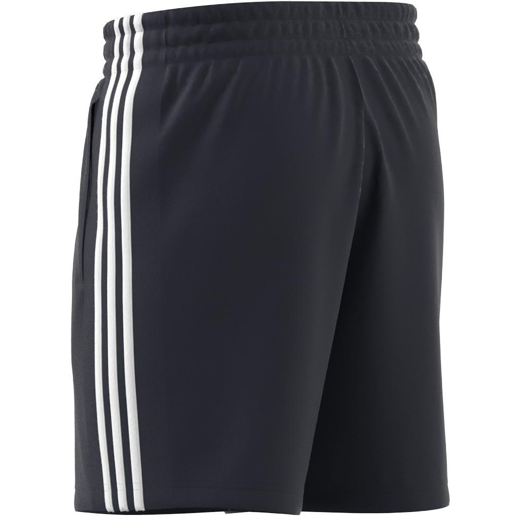 Essentials 3-Stripes Shorts, Blue, A901_ONE, large image number 12