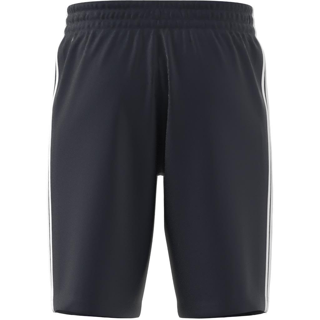 Essentials Single Jersey 3-Stripes Shorts, Blue, , large image number 5