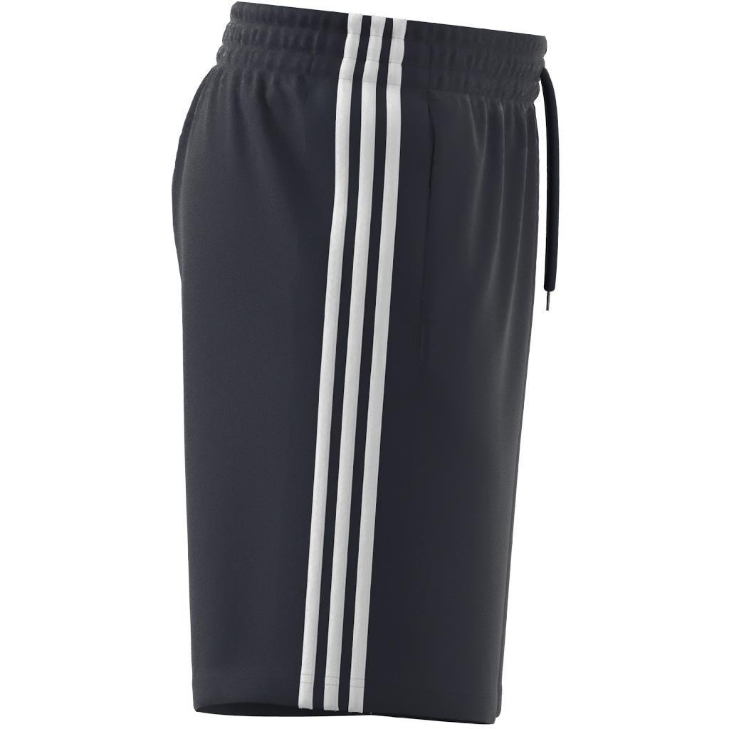 Essentials Single Jersey 3-Stripes Shorts, Blue, , large image number 8