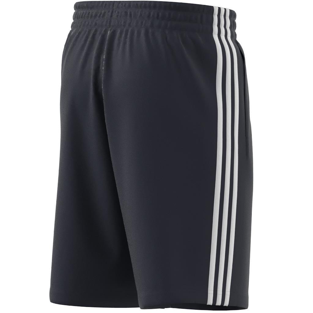Essentials Single Jersey 3-Stripes Shorts, Blue, , large image number 9