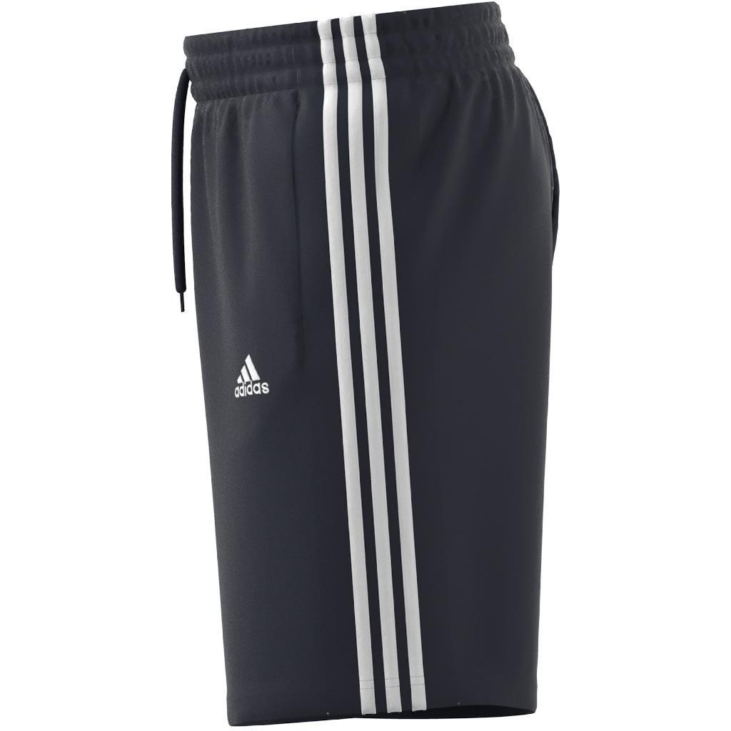 Essentials Single Jersey 3-Stripes Shorts, Blue, , large image number 11