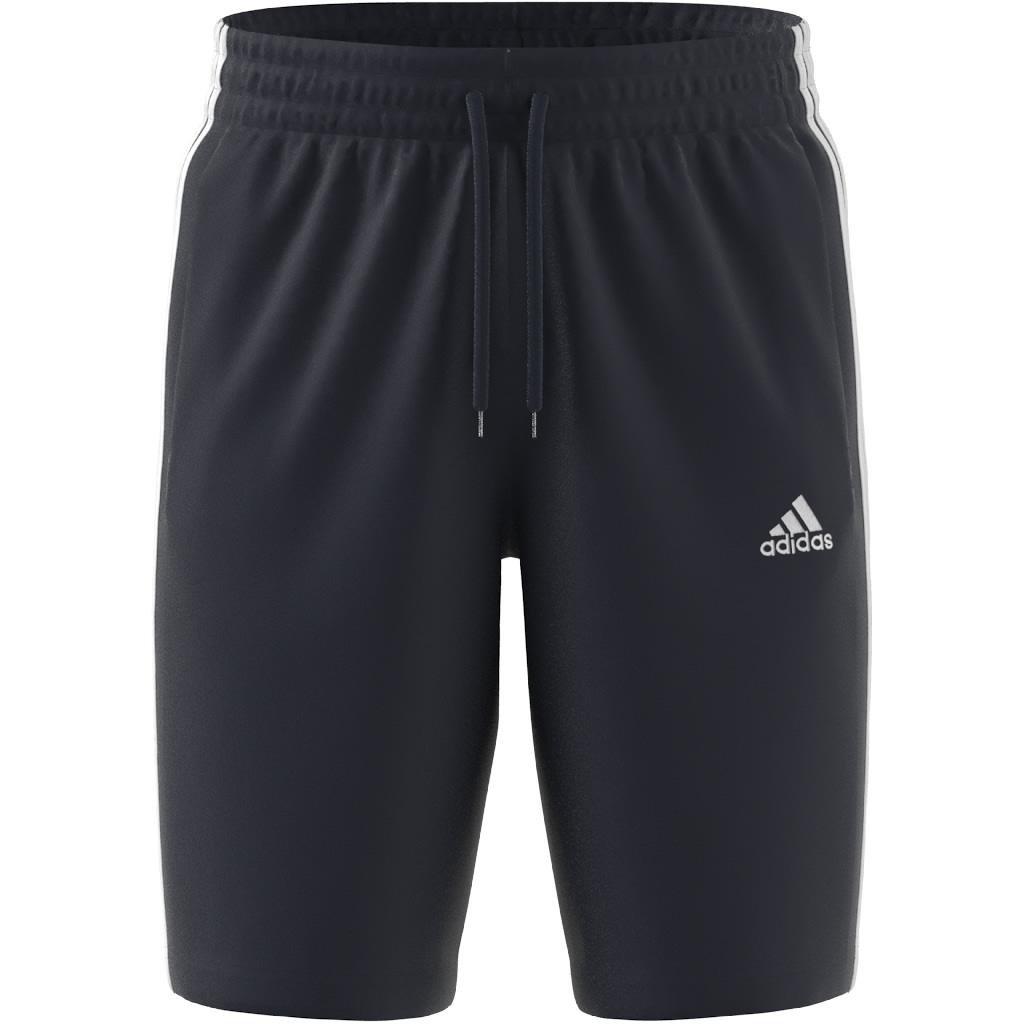 Essentials Single Jersey 3-Stripes Shorts, Blue, , large image number 13