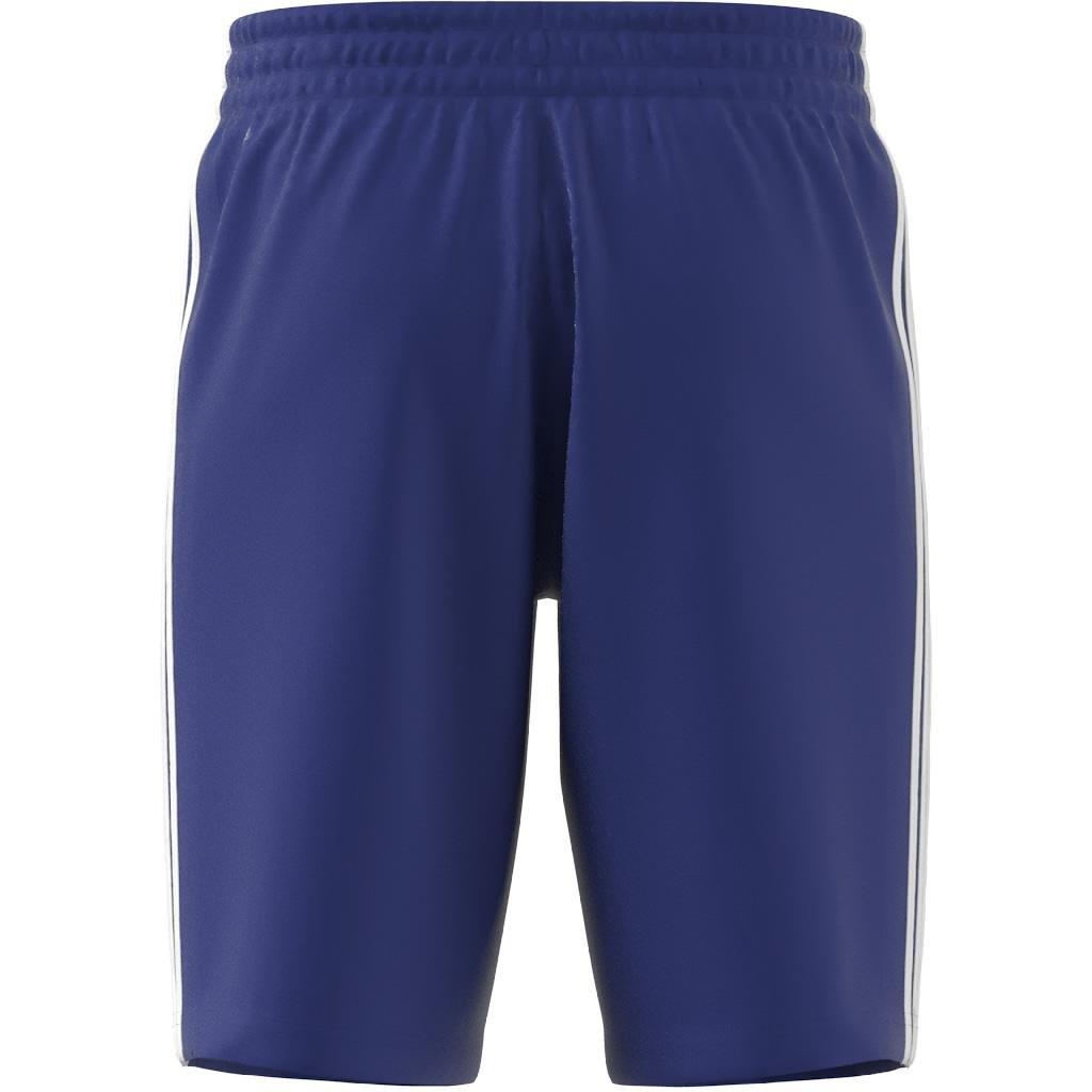 Essentials Single Jersey 3-Stripes Shorts, Blue, , large image number 14