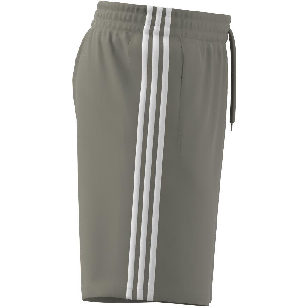 Essentials Single Jersey 3-Stripes Shorts, Green, A901_ONE, large image number 14