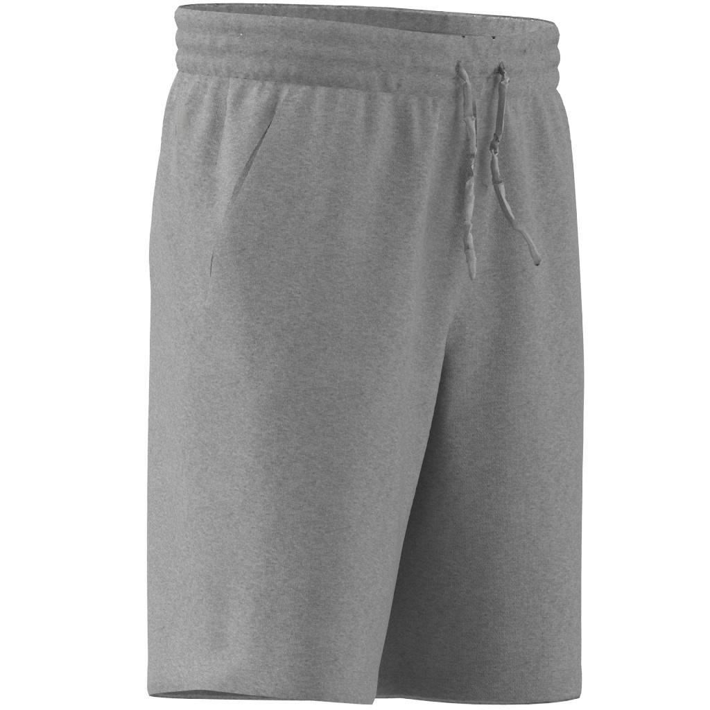 Essentials Big Logo French Terry Shorts, Grey, A901_ONE, large image number 4