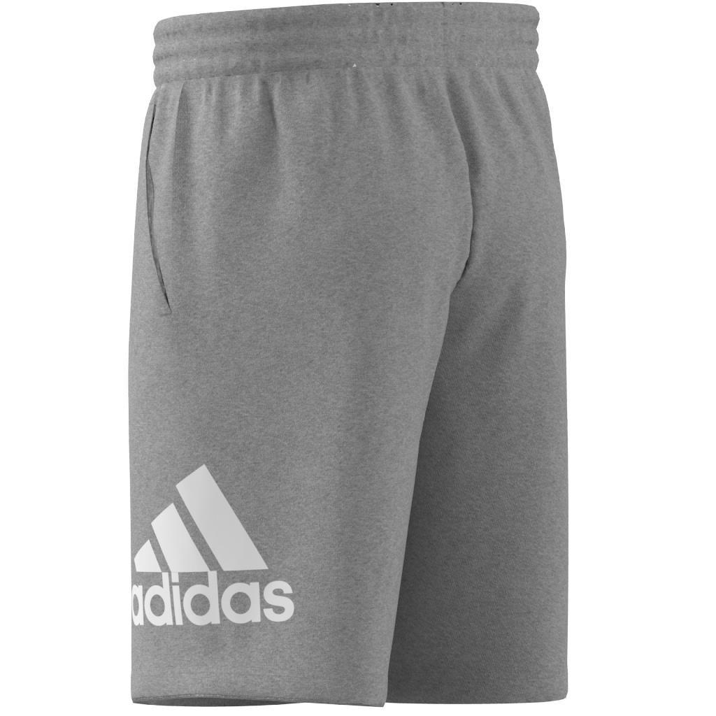 Essentials Big Logo French Terry Shorts, Grey, A901_ONE, large image number 6