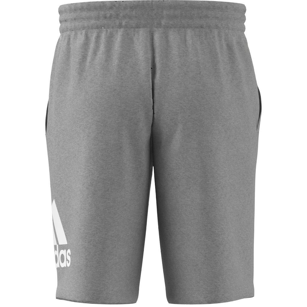 Essentials Big Logo French Terry Shorts, Grey, A901_ONE, large image number 7