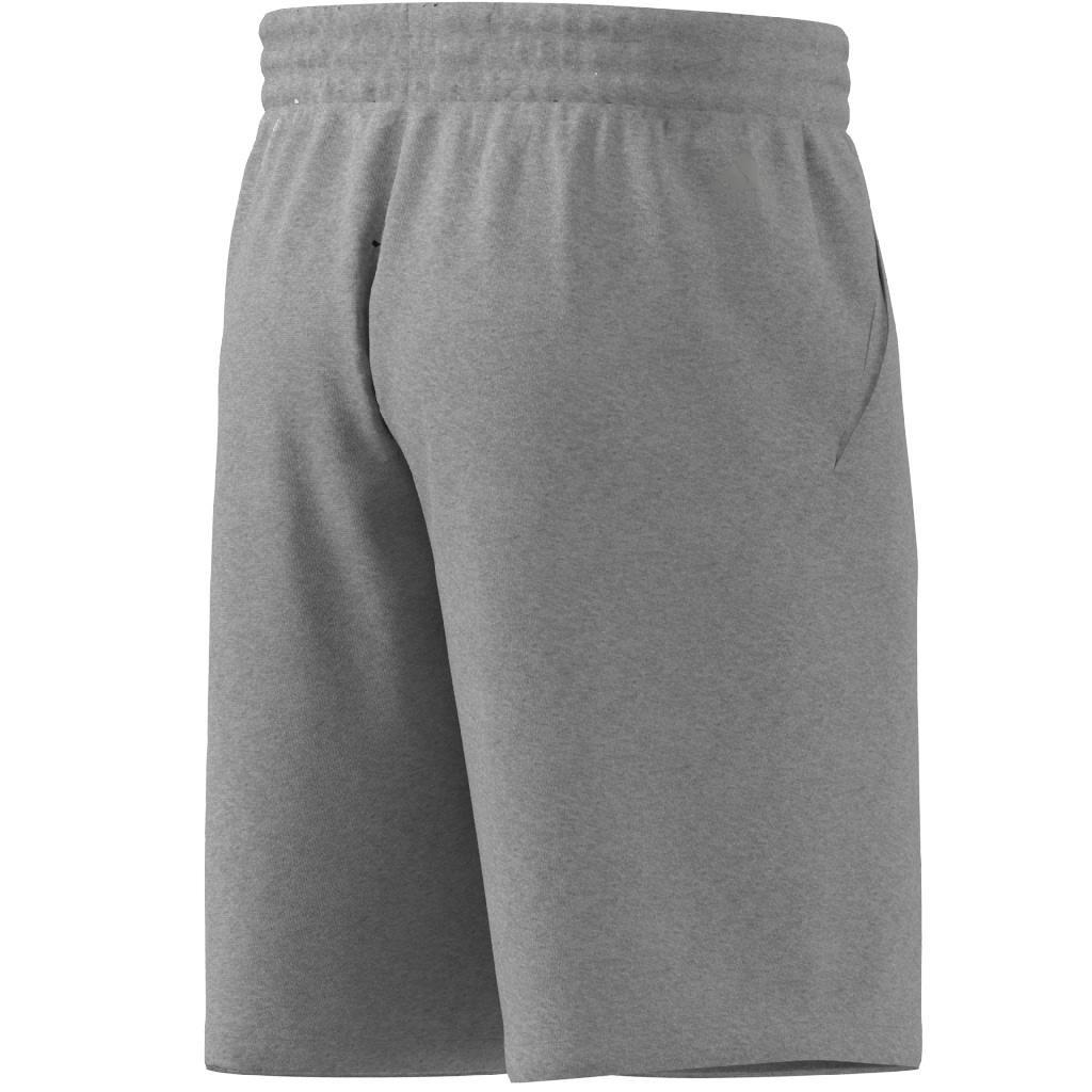 Essentials Big Logo French Terry Shorts, Grey, A901_ONE, large image number 8