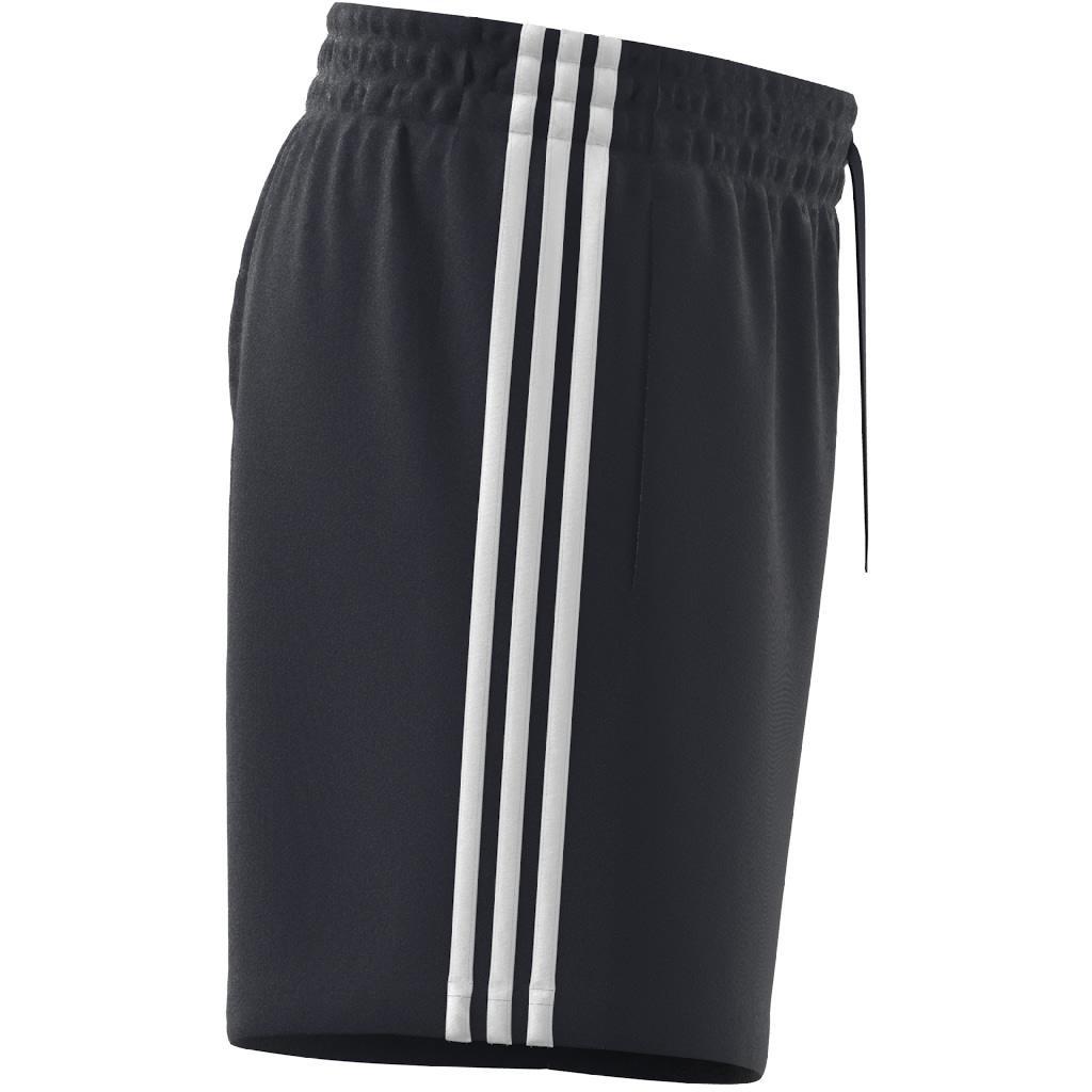 French Terry 3-Stripes Shorts, Blue, , large image number 2