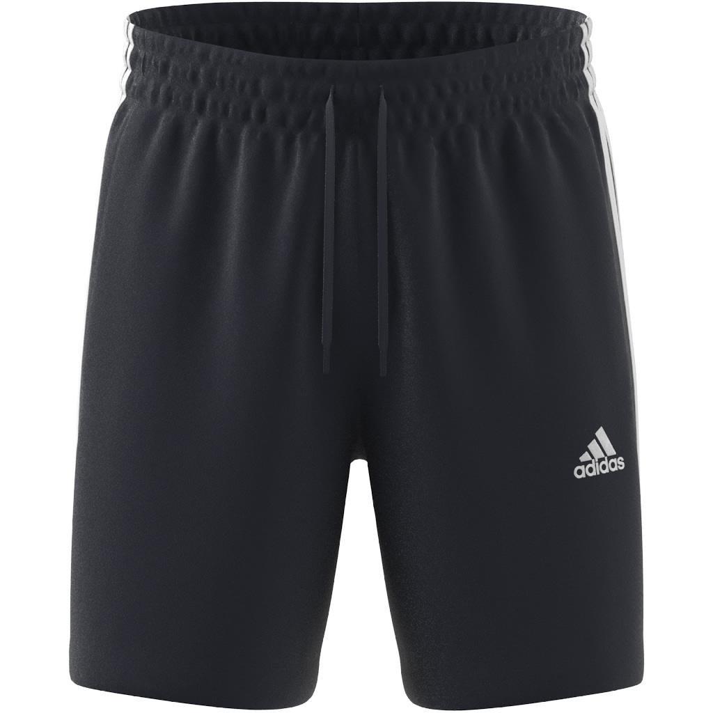 French Terry 3-Stripes Shorts, Blue, , large image number 3