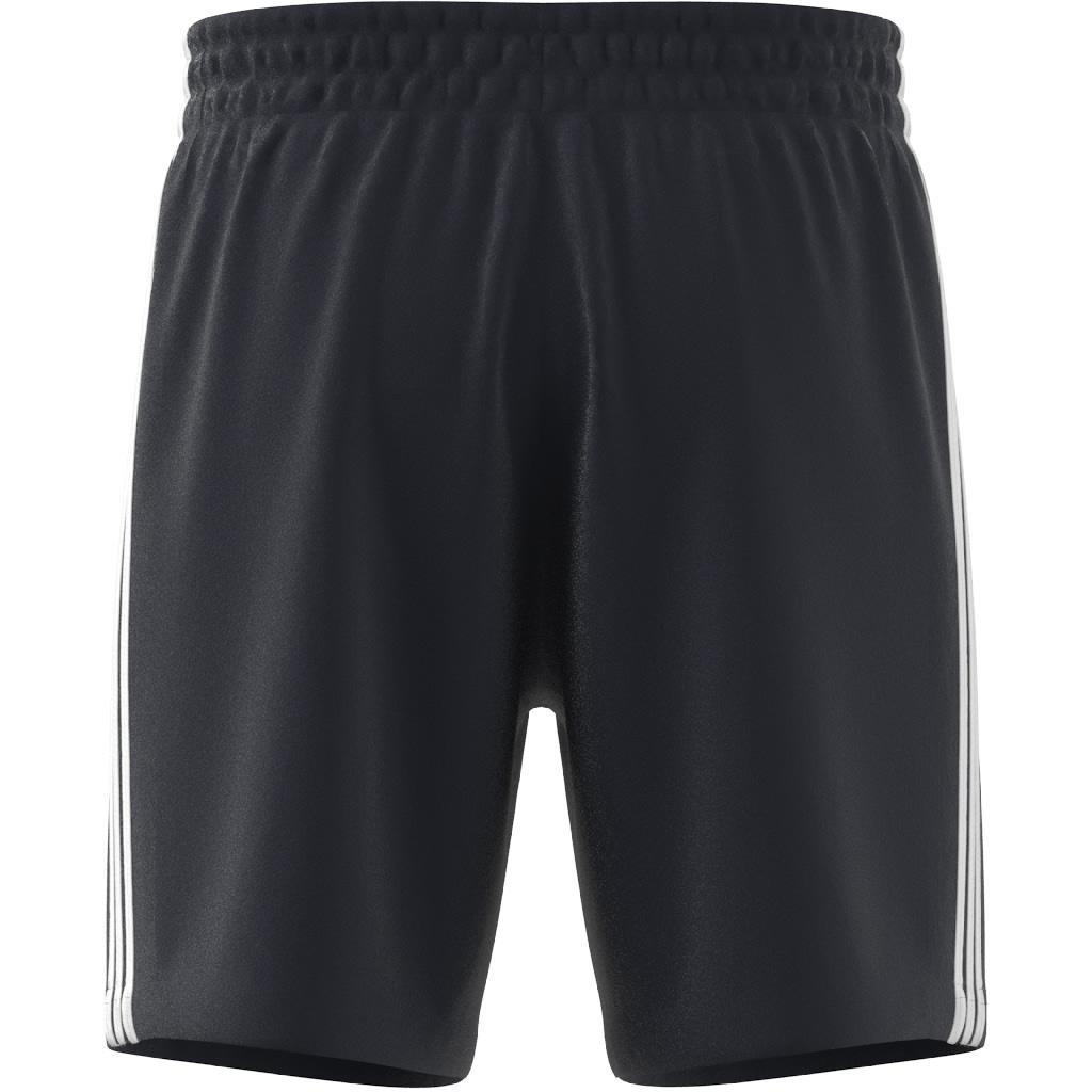 French Terry 3-Stripes Shorts, Blue, , large image number 4