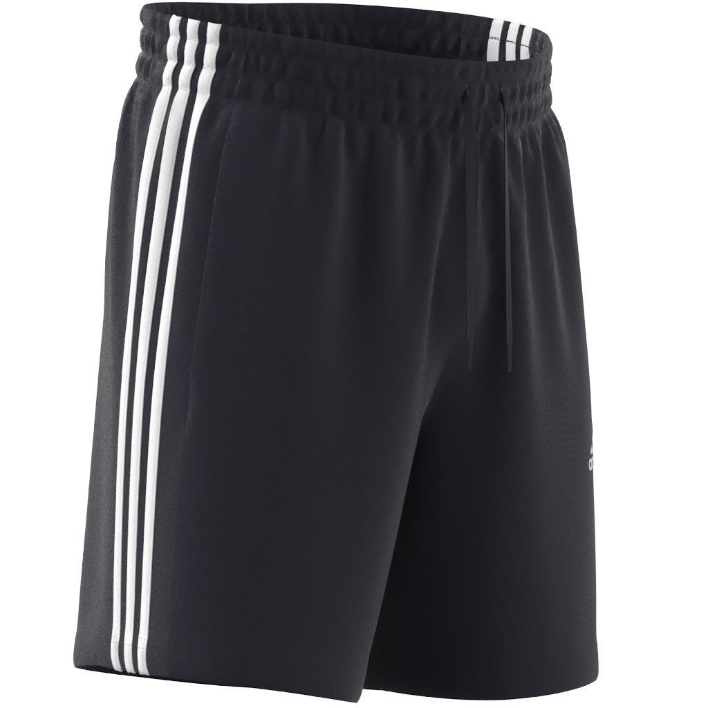 French Terry 3-Stripes Shorts, Blue, , large image number 8