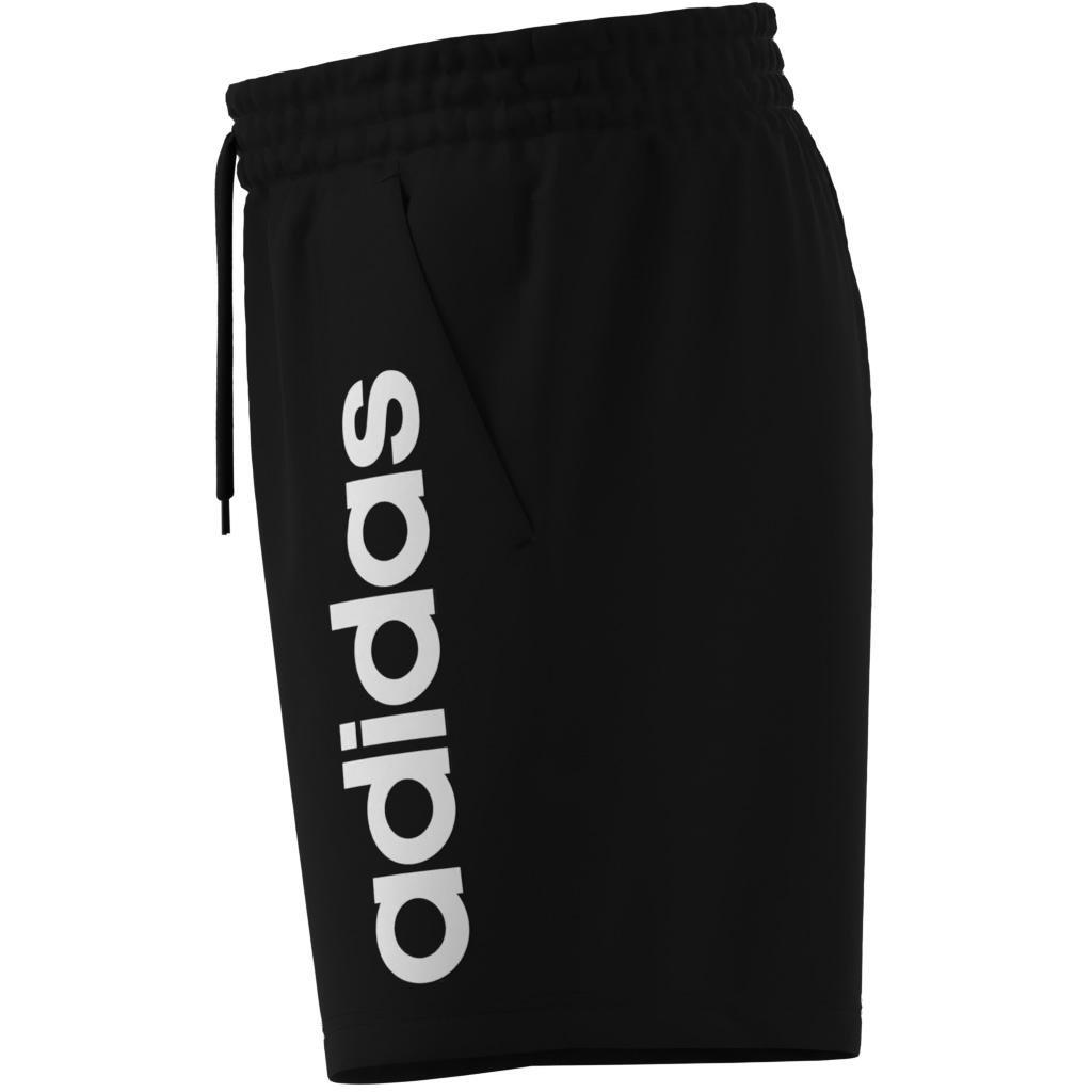 AEROREADY Essentials Chelsea Linear Logo Shorts, Black, A901_ONE, large image number 3