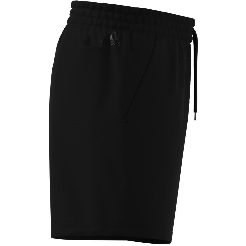 AEROREADY Essentials Chelsea Linear Logo Shorts, Black, A901_ONE, large image number 5