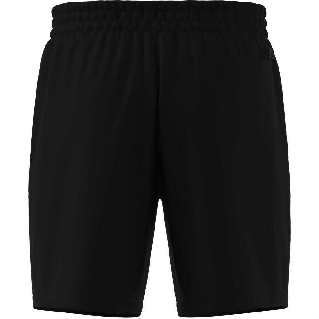 AEROREADY Essentials Chelsea Linear Logo Shorts, Black, A901_ONE, large image number 7