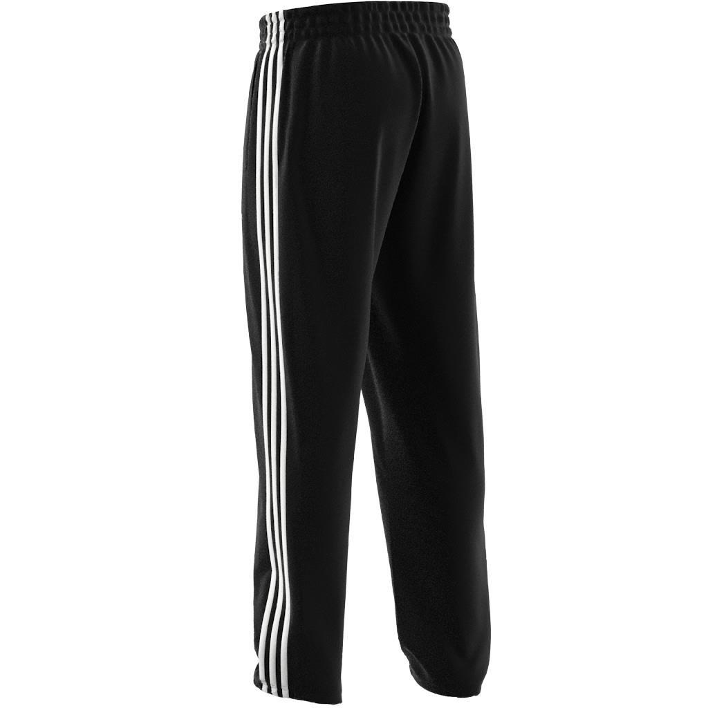 AEROREADY Essentials Elastic Cuff Woven 3-Stripes Tracksuit Bottoms, Black, , large image number 8