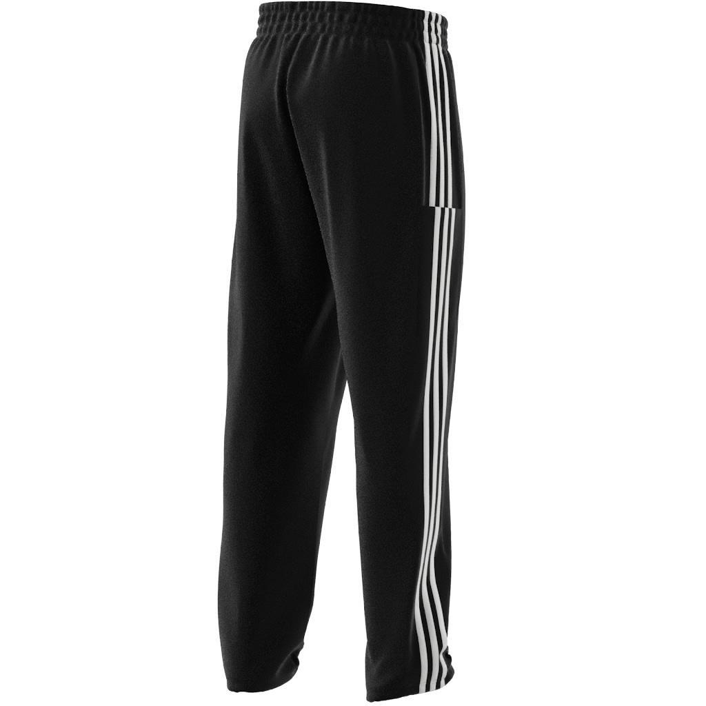 AEROREADY Essentials Elastic Cuff Woven 3-Stripes Tracksuit Bottoms, Black, A901_ONE, large image number 10