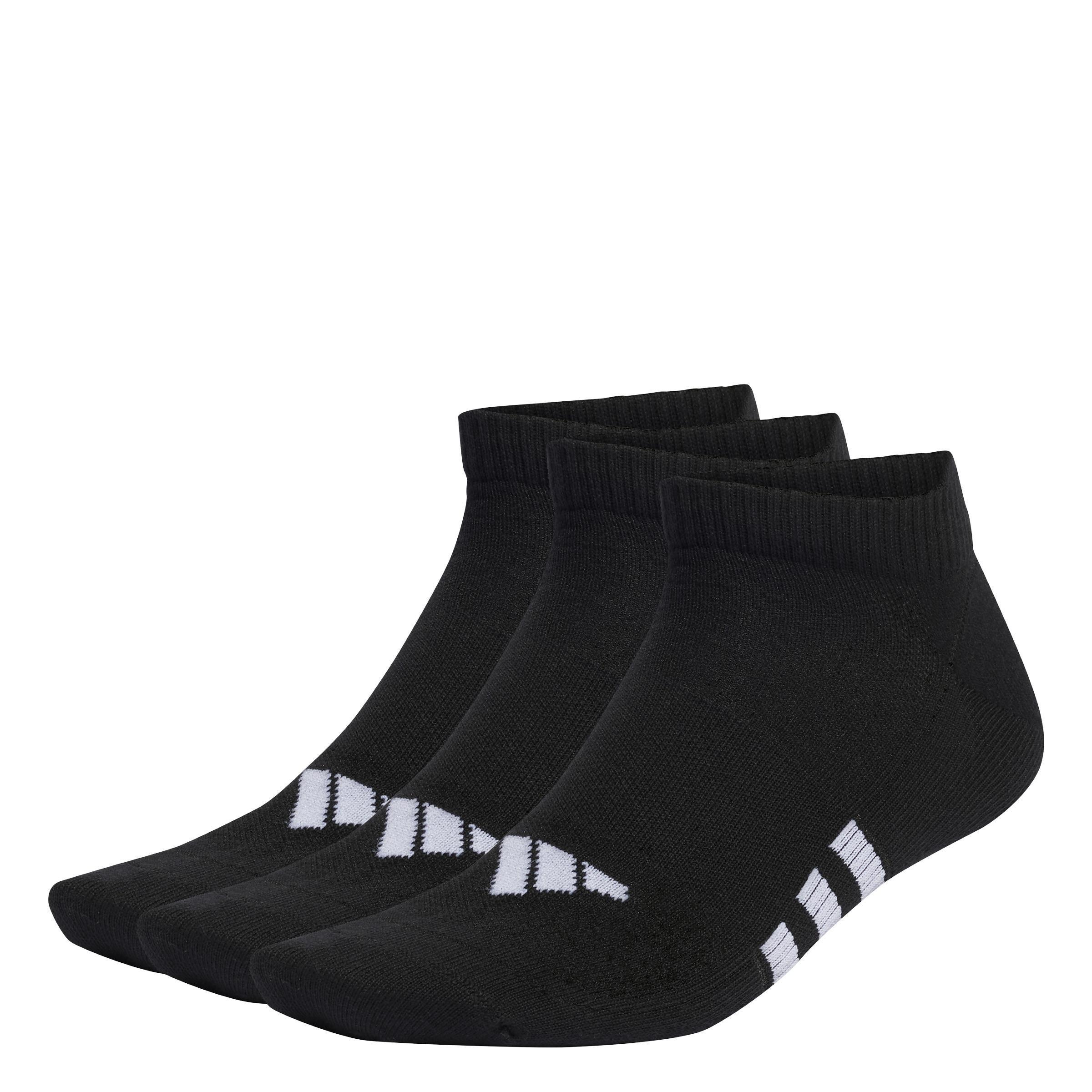 Unisex Performance Light Low Socks 3 Pairs, Black, A901_ONE, large image number 0
