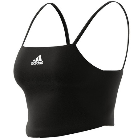 Women Allover Adidas Graphic Corset-Inspired Tank Top, Black, A901_ONE, large image number 8
