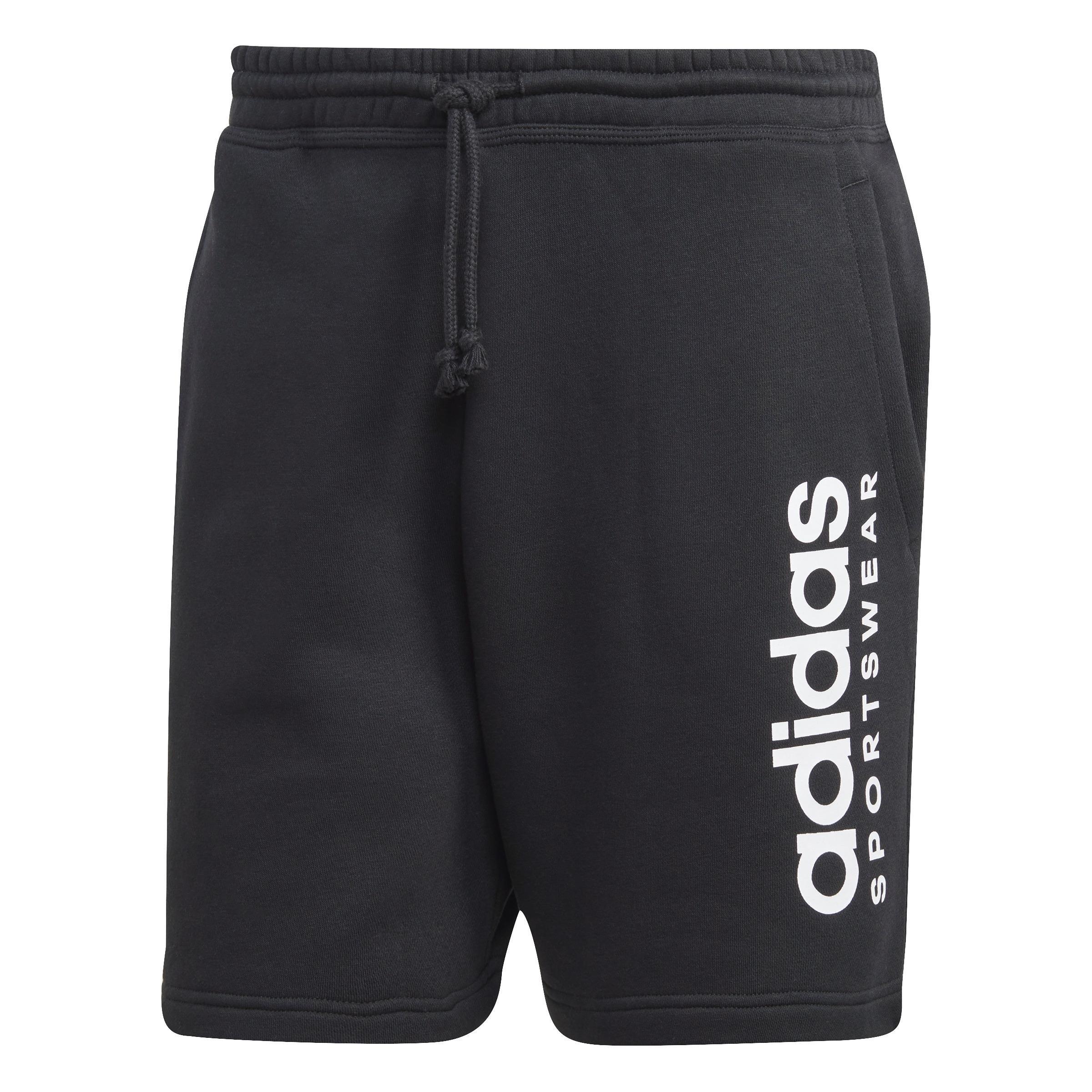 All SZN Fleece Graphic Shorts, Black, , large image number 0