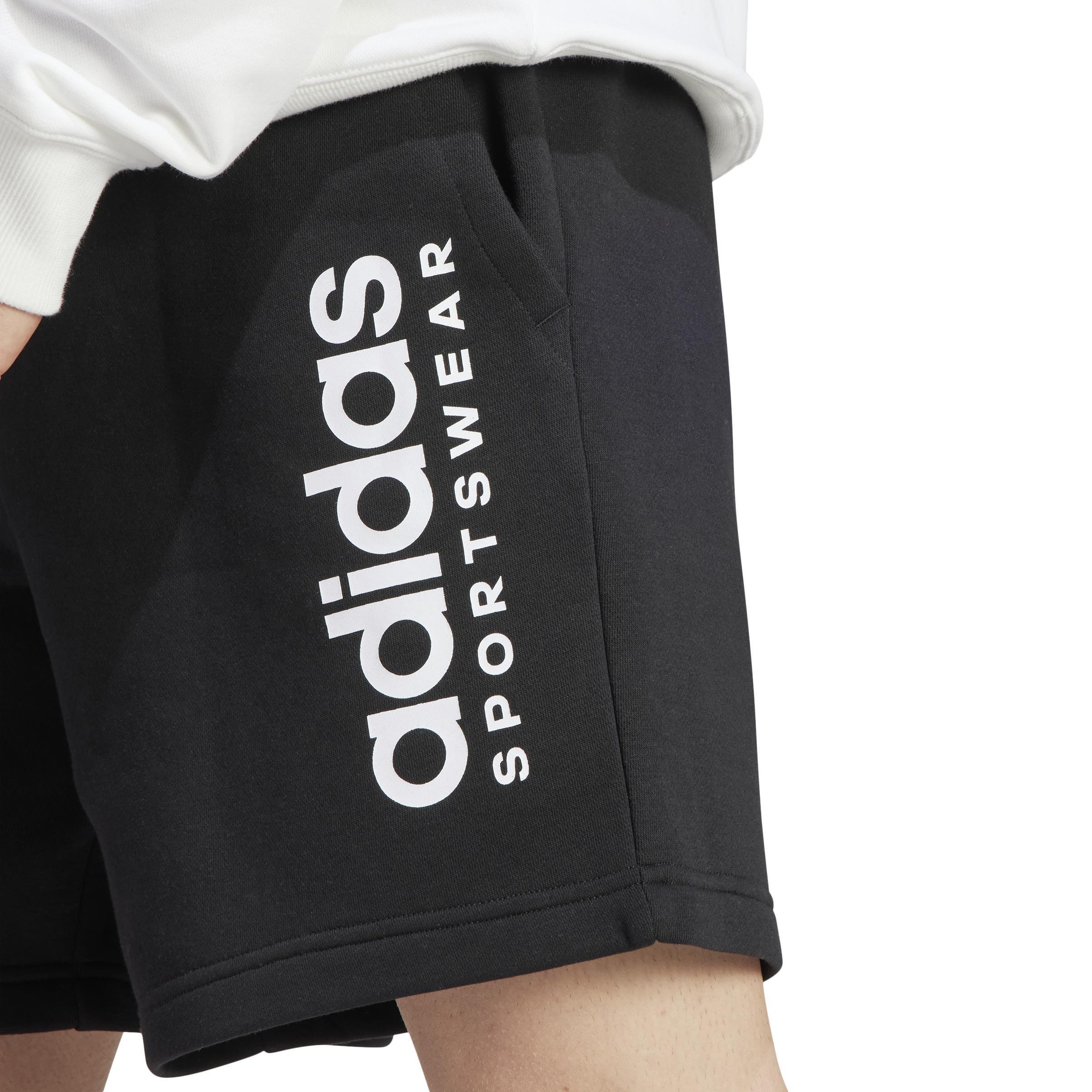 All SZN Fleece Graphic Shorts, Black, , large image number 4