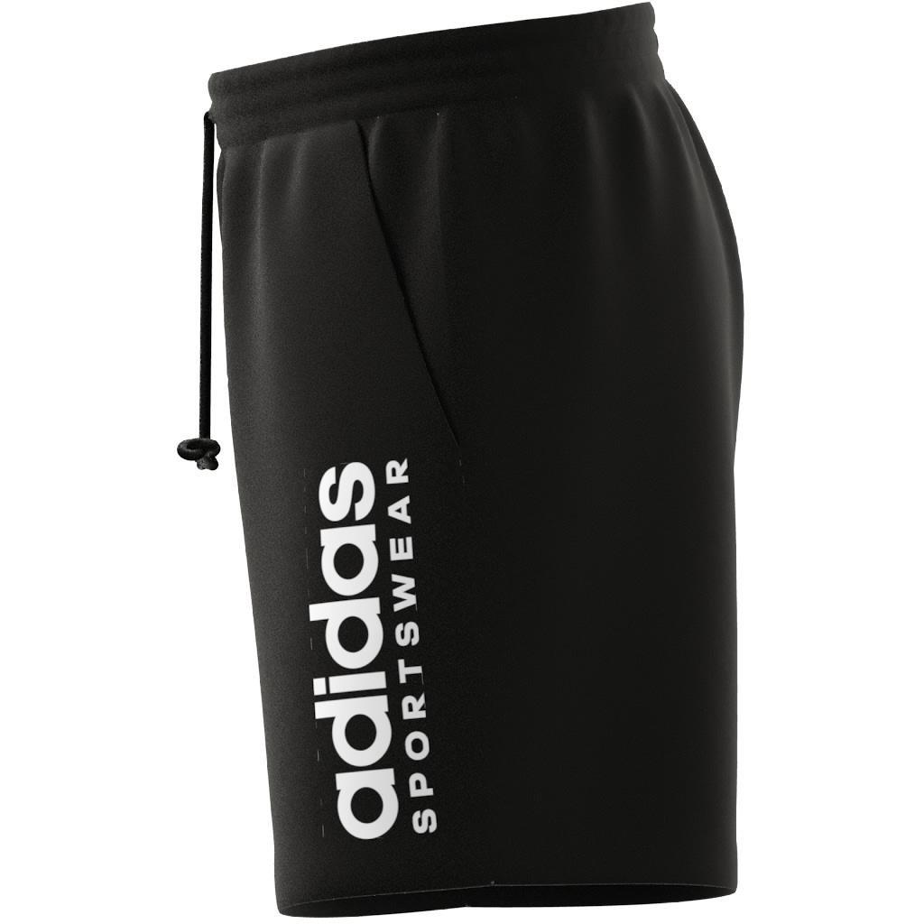 All SZN Fleece Graphic Shorts, Black, , large image number 5