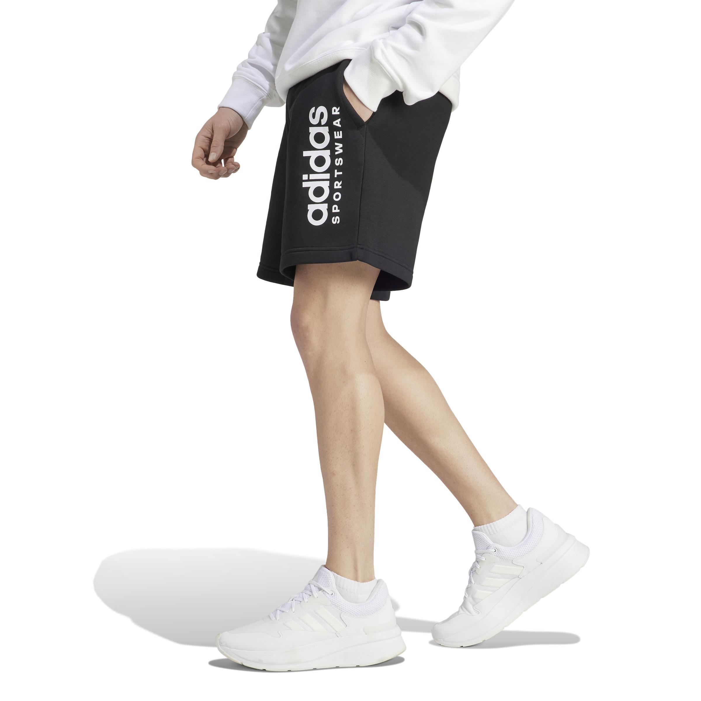 All SZN Fleece Graphic Shorts, Black, , large image number 10
