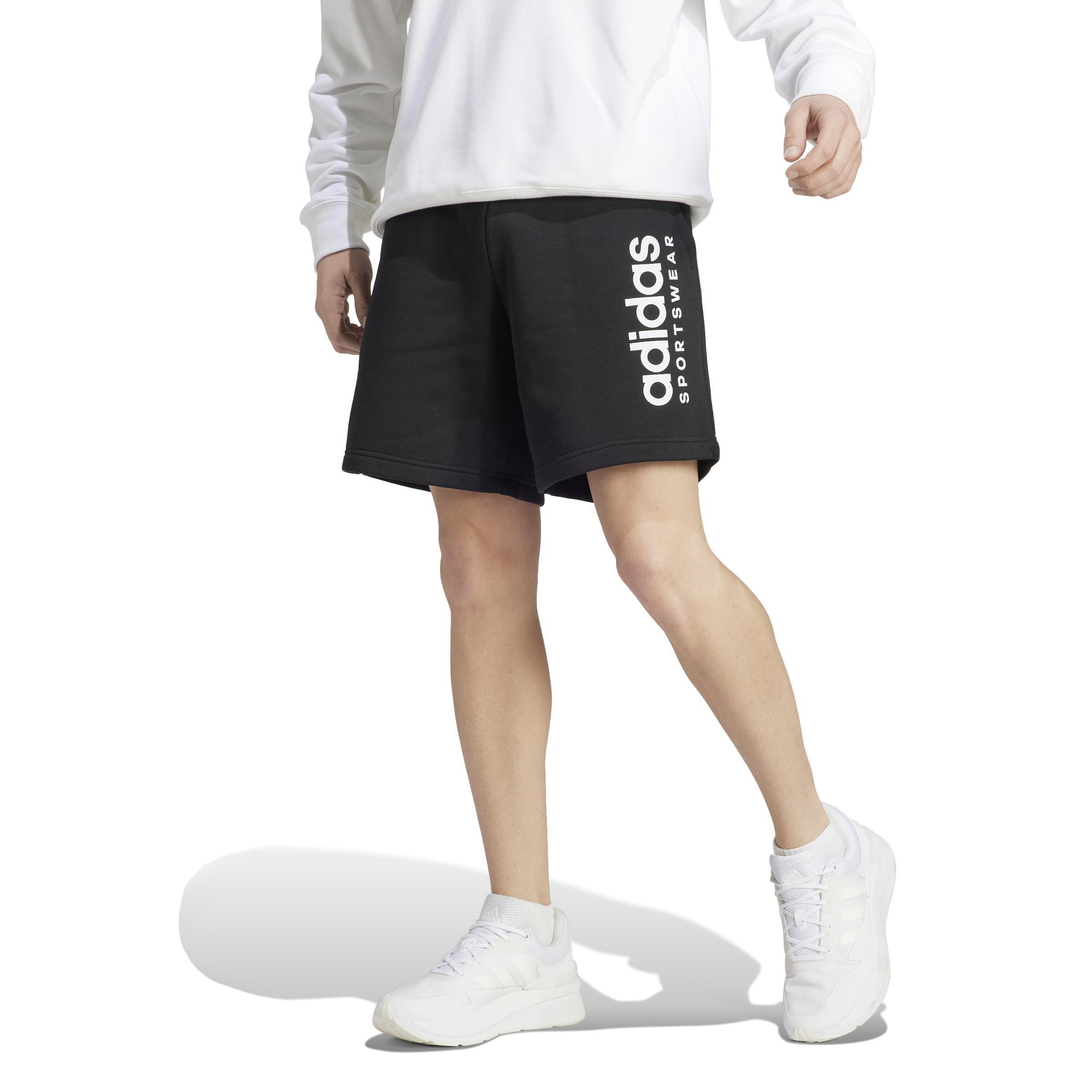 All SZN Fleece Graphic Shorts, Black, , large image number 12