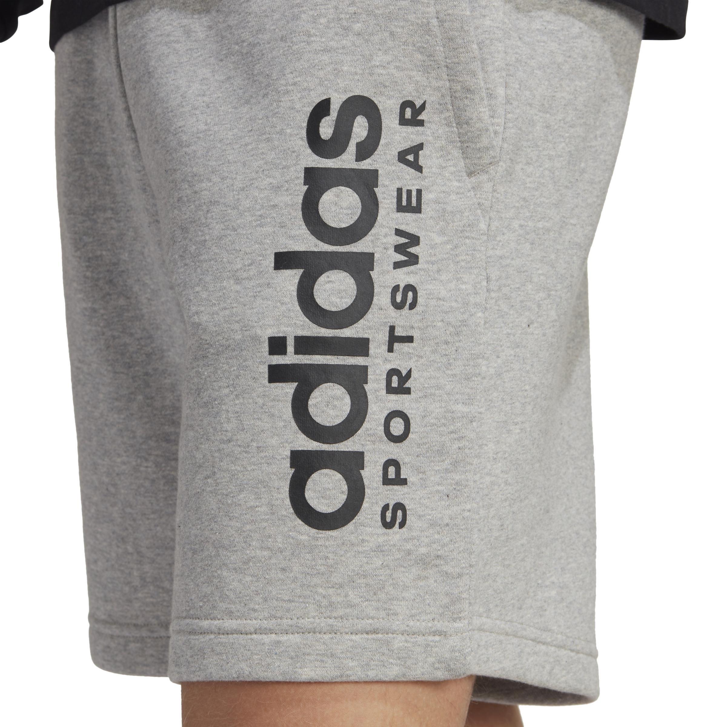 All Szn Fleece Graphic Shorts, Grey, , large image number 4