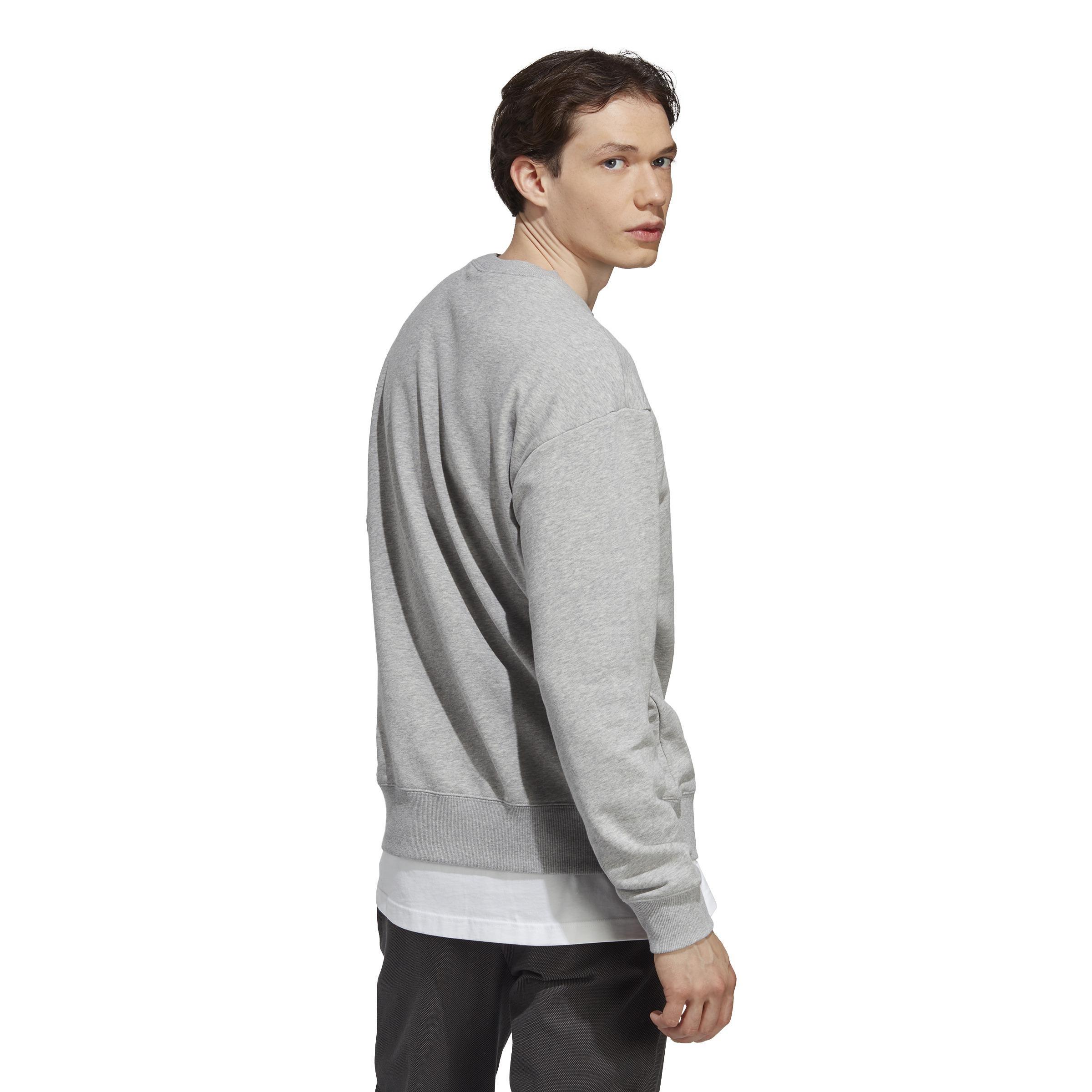 All Szn French Terry Sweatshirt, Grey, A901_ONE, large image number 3