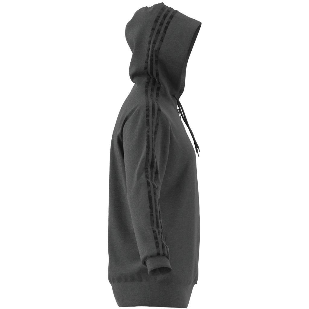 Essentials French Terry 3-Stripes Full-Zip Hoodie, Grey, A901_ONE, large image number 14
