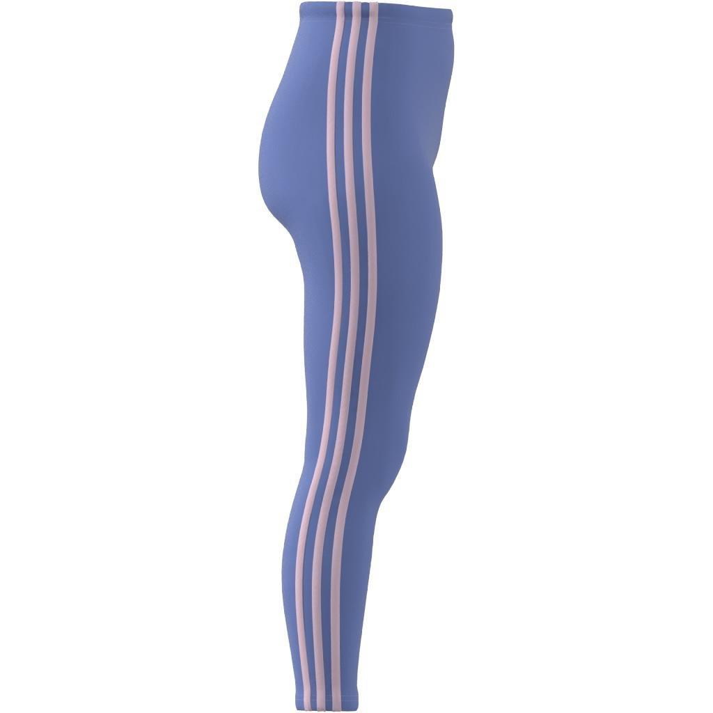 Essentials 3-Stripes High-Waisted Single Jersey Leggings, Blue, A901_ONE, large image number 13