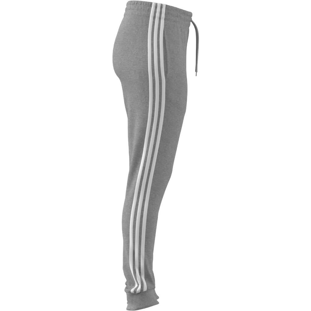 Essentials 3-Stripes French Terry Cuffed Joggers, Grey, A901_ONE, large image number 4