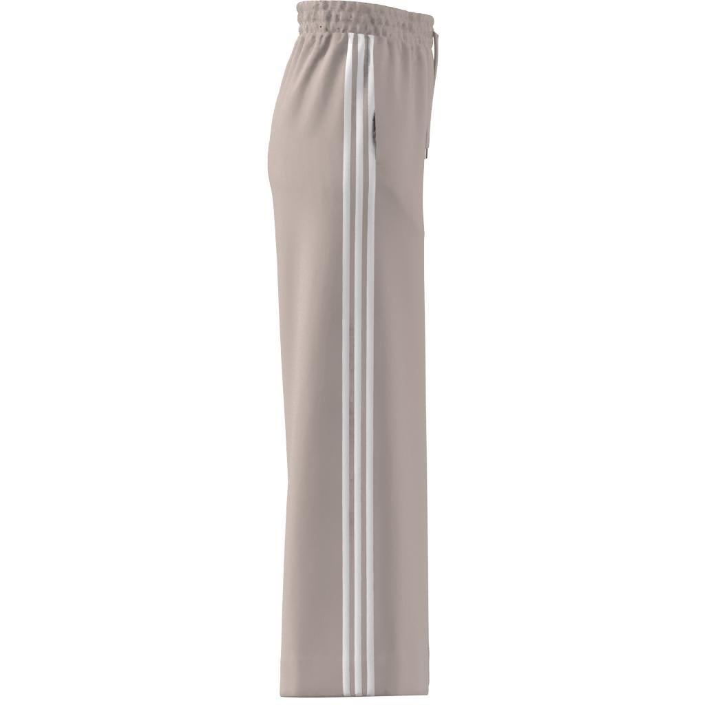Essentials 3-Stripes French Terry Wide Joggers, Pink, A901_ONE, large image number 7