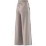 Women Essentials 3-Stripes French Terry Wide Joggers, Baige, A901_ONE, thumbnail image number 9