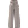 Women Essentials 3-Stripes French Terry Wide Joggers, Baige, A901_ONE, thumbnail image number 11