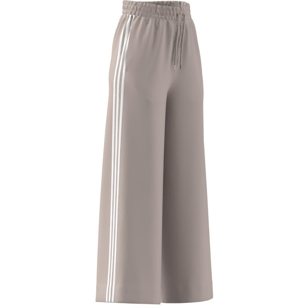 Essentials 3-Stripes French Terry Wide Joggers, Pink, A901_ONE, large image number 14