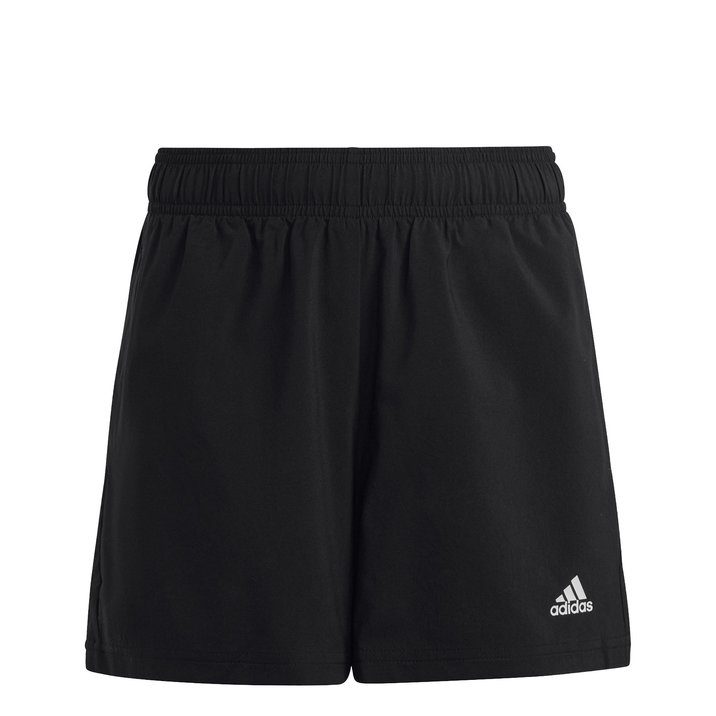 Unisex Kids Essentials Small Logo Chelsea Shorts, Black, A901_ONE, large image number 1