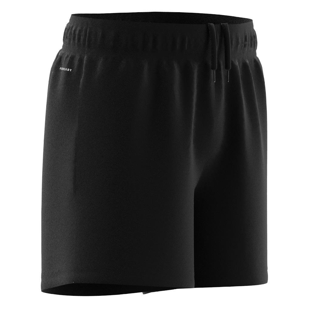 Unisex Kids Essentials Small Logo Chelsea Shorts, Black, A901_ONE, large image number 10