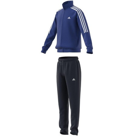 Kids Boys Sereno Tracksuit, Blue, A901_ONE, large image number 8