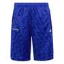 Unisex Kids Football-Inspired Predator Shorts, Blue, A901_ONE, thumbnail image number 0