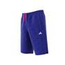 Unisex Kids Football-Inspired Predator Shorts, Blue, A901_ONE, thumbnail image number 10