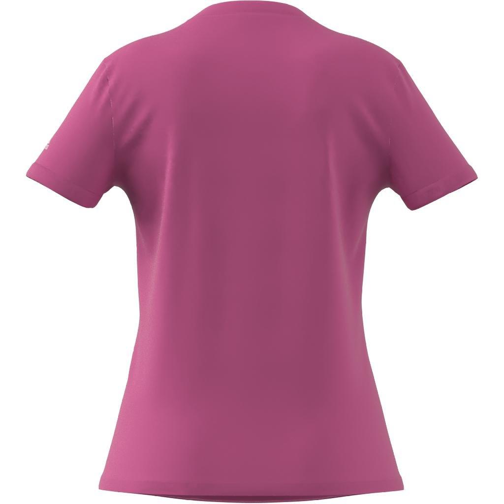 Women Essentials Slim Logo T-Shirt, Pink, A901_ONE, large image number 11