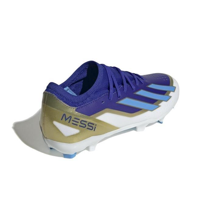 Unisex Crazyfast Messi League Firm Ground Boots, Blue, A901_ONE, large image number 3