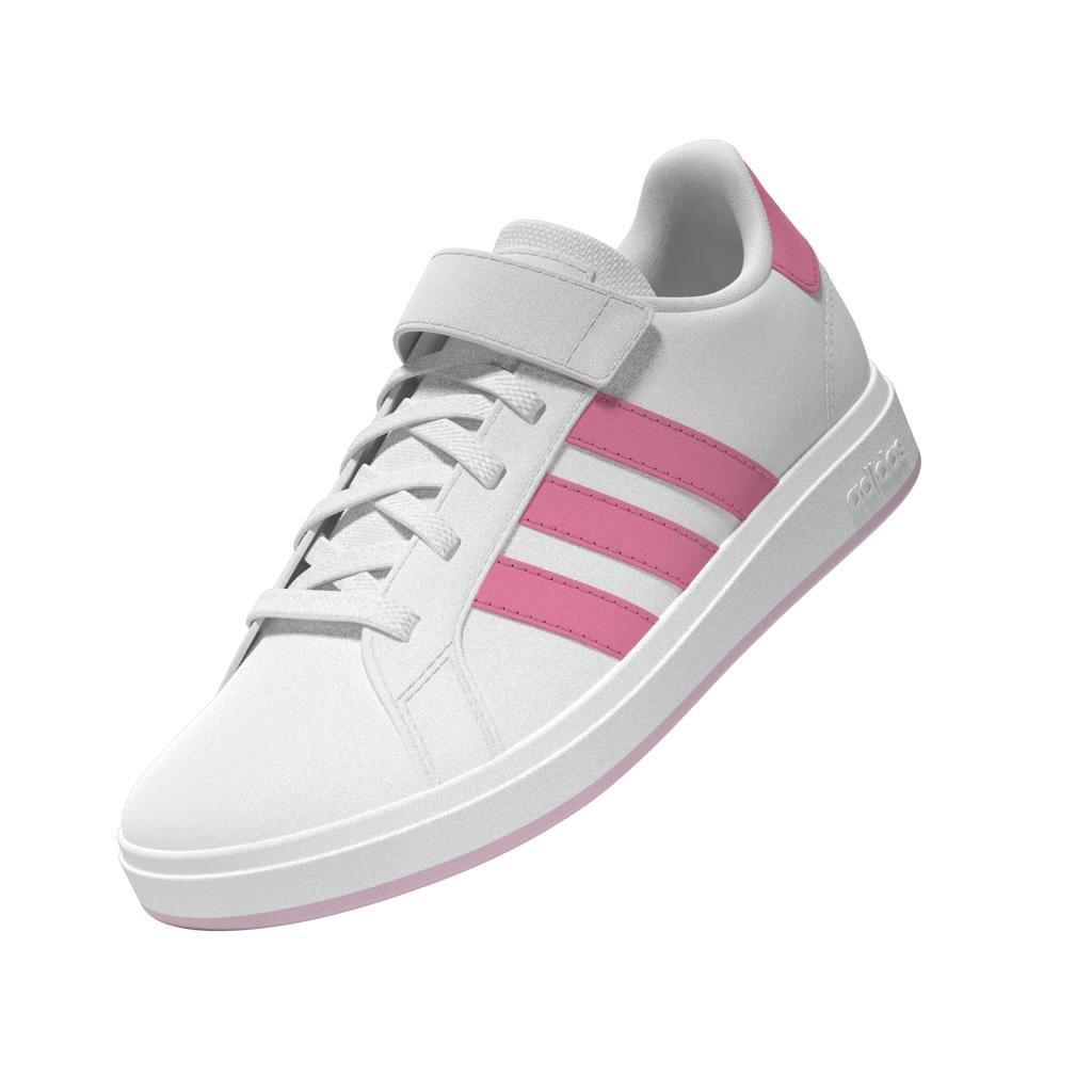 Unisex Kids Grand Court 2.0 Shoes, White, , large image number 8