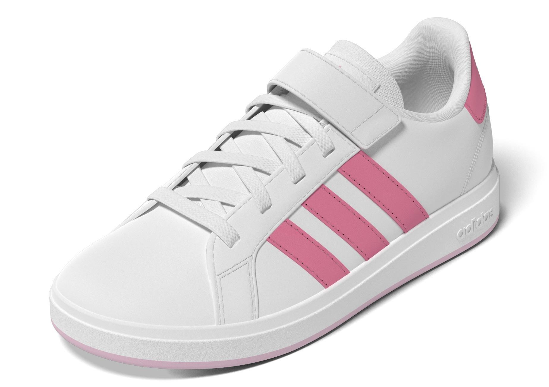 Unisex Kids Grand Court 2.0 Shoes, White, , large image number 10