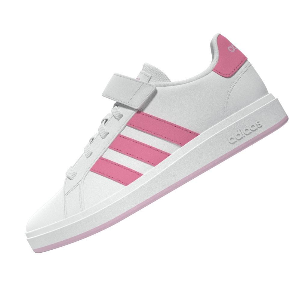 Unisex Kids Grand Court 2.0 Shoes, White, , large image number 11
